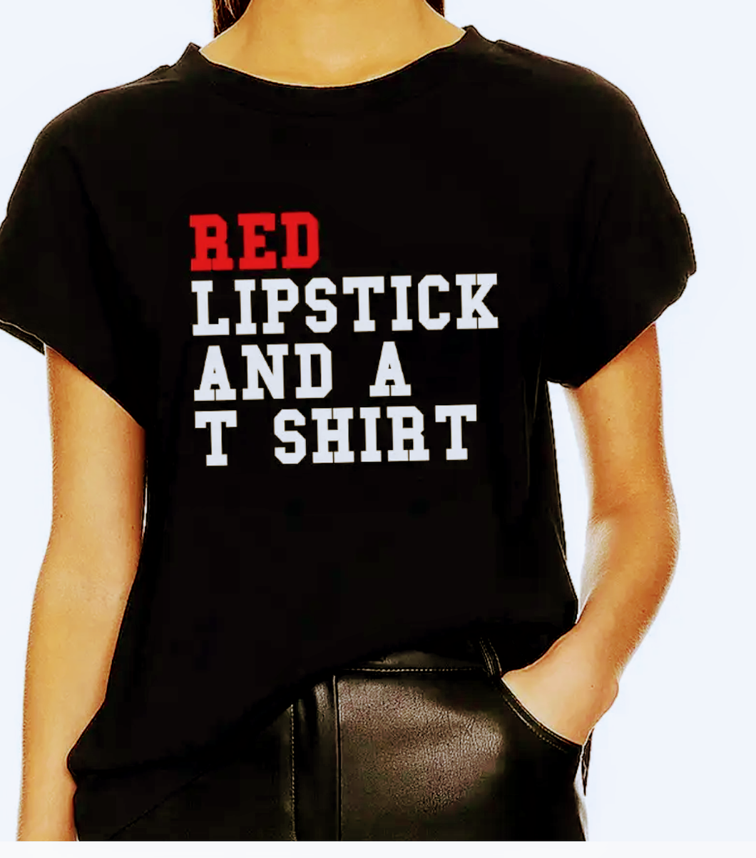 Red lipstick